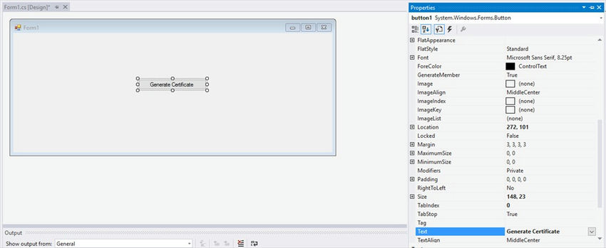 Generate Certificate